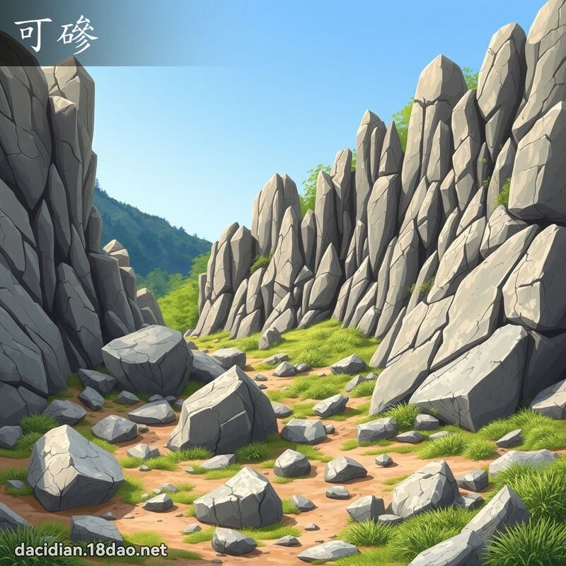 可磣 - 国语大辞典配图