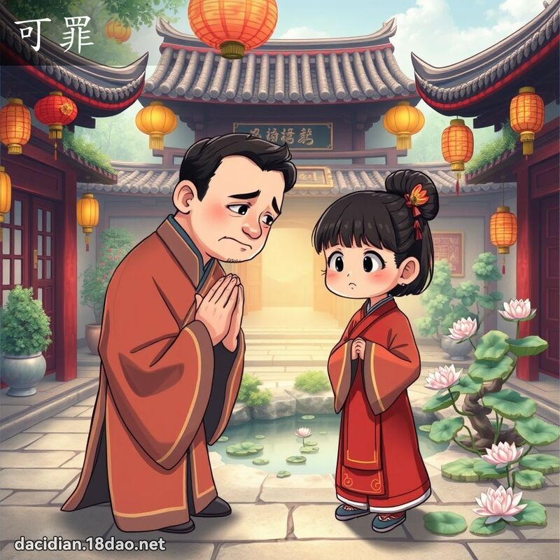 可罪 - 国语大辞典配图