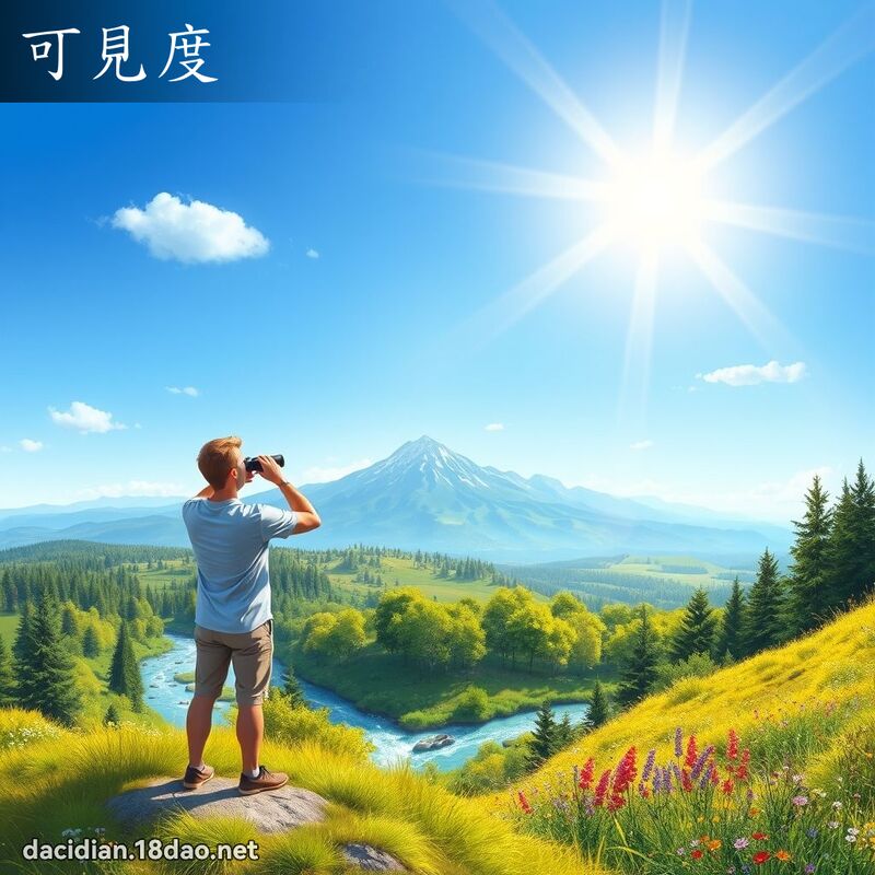 可見度 - 國語大辭典配圖