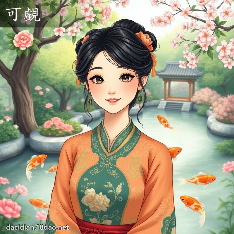 可覷 - 国语大辞典配图