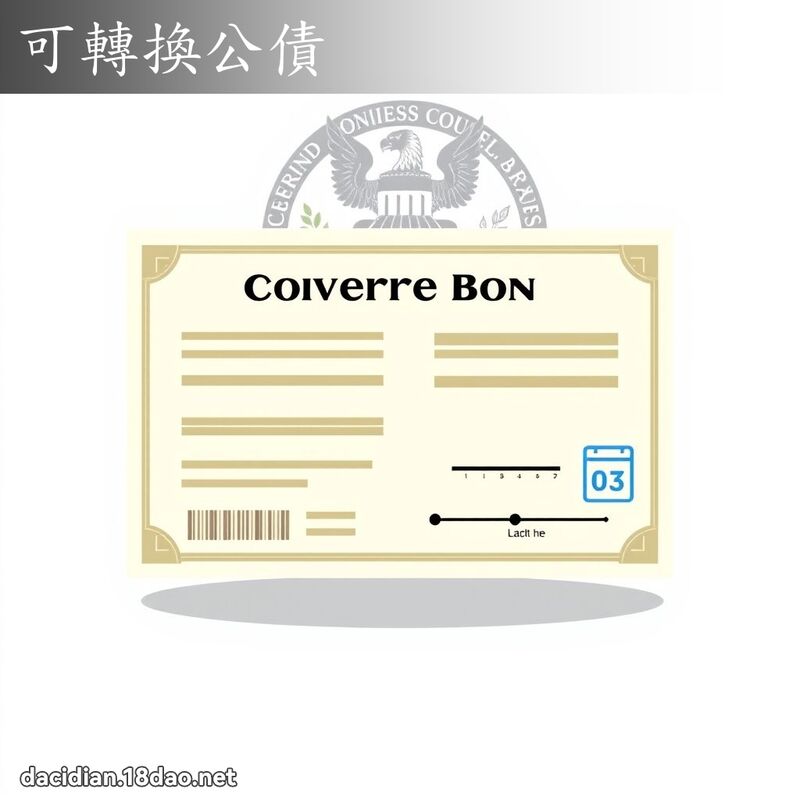 可转换公债 - 国语大辞典配图