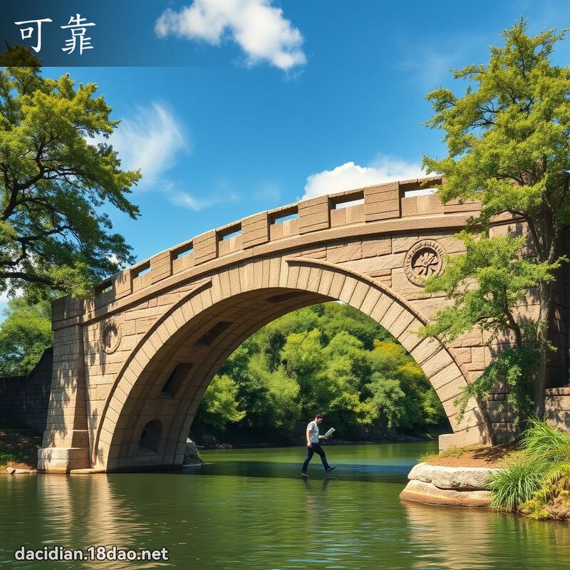可靠 - 国语大辞典配图