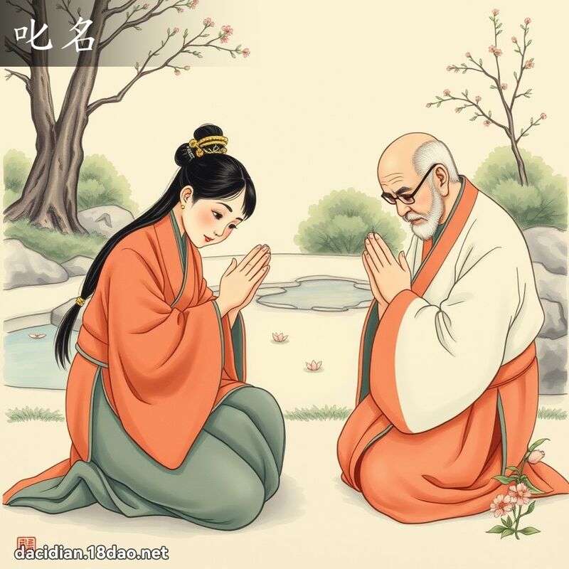 叱名 - 國語大辭典配圖