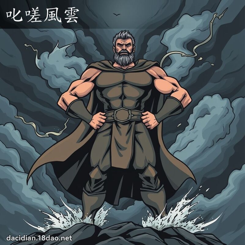 叱嗟風雲 - 國語大辭典配圖