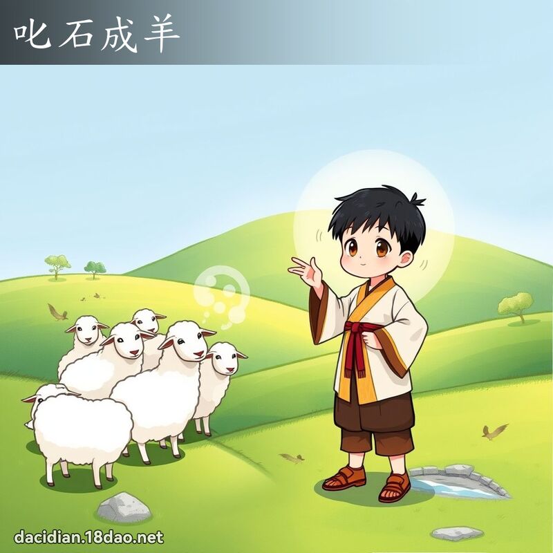 叱石成羊 - 國語大辭典配圖