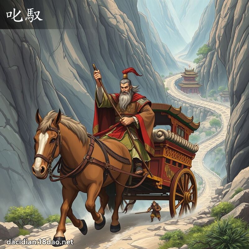 叱驭 - 国语大辞典配图