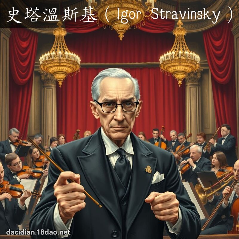 史塔溫斯基（Igor Stravinsky） - 國語大辭典配圖