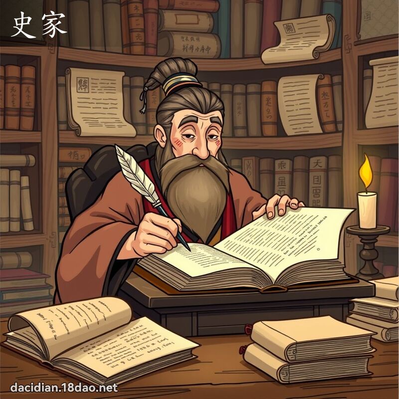 史家 - 國語大辭典配圖