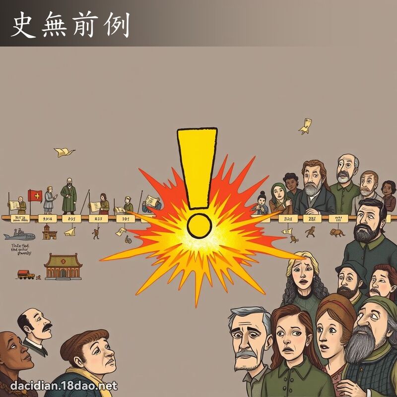 史无前例 - 国语大辞典配图