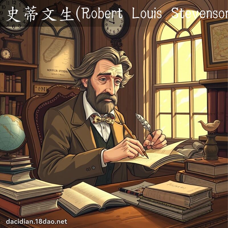 史蒂文生(Robert Louis Stevenson) - 國語大辭典配圖