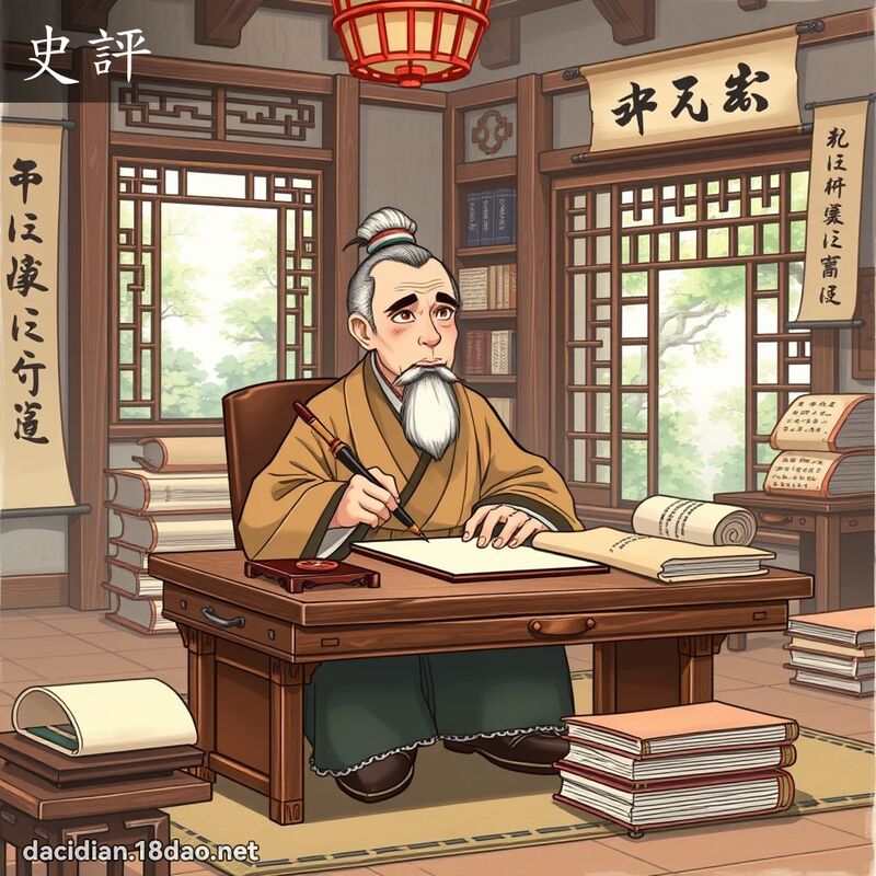 史評 - 國語大辭典配圖