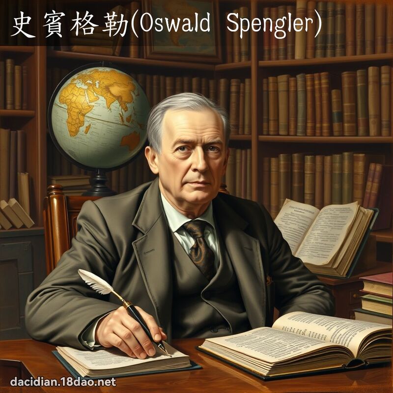 史賓格勒(Oswald Spengler) - 國語大辭典配圖