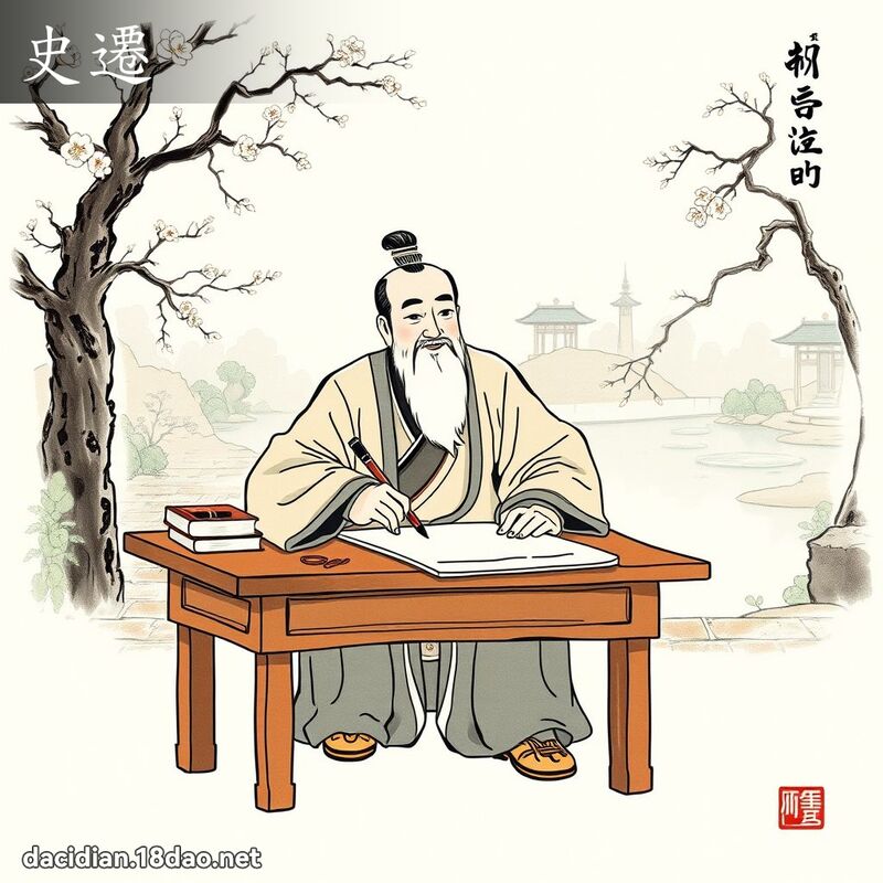 史遷 - 國語大辭典配圖