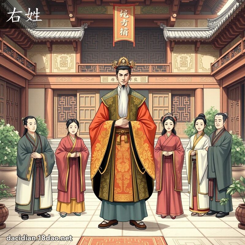 右姓 - 国语大辞典配图