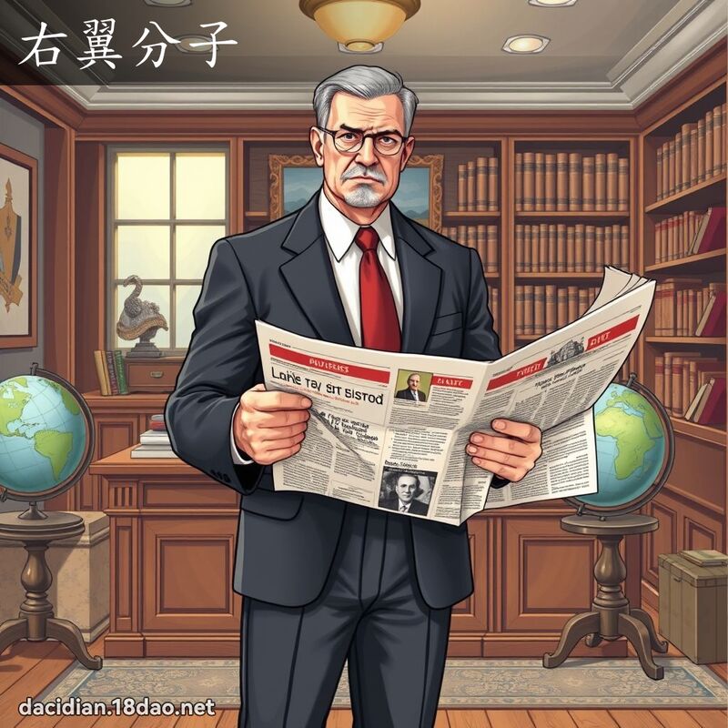 右翼分子 - 国语大辞典配图