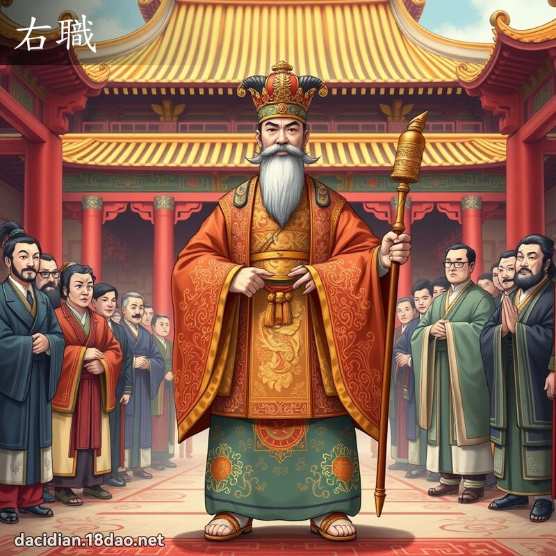右职 - 国语大辞典配图