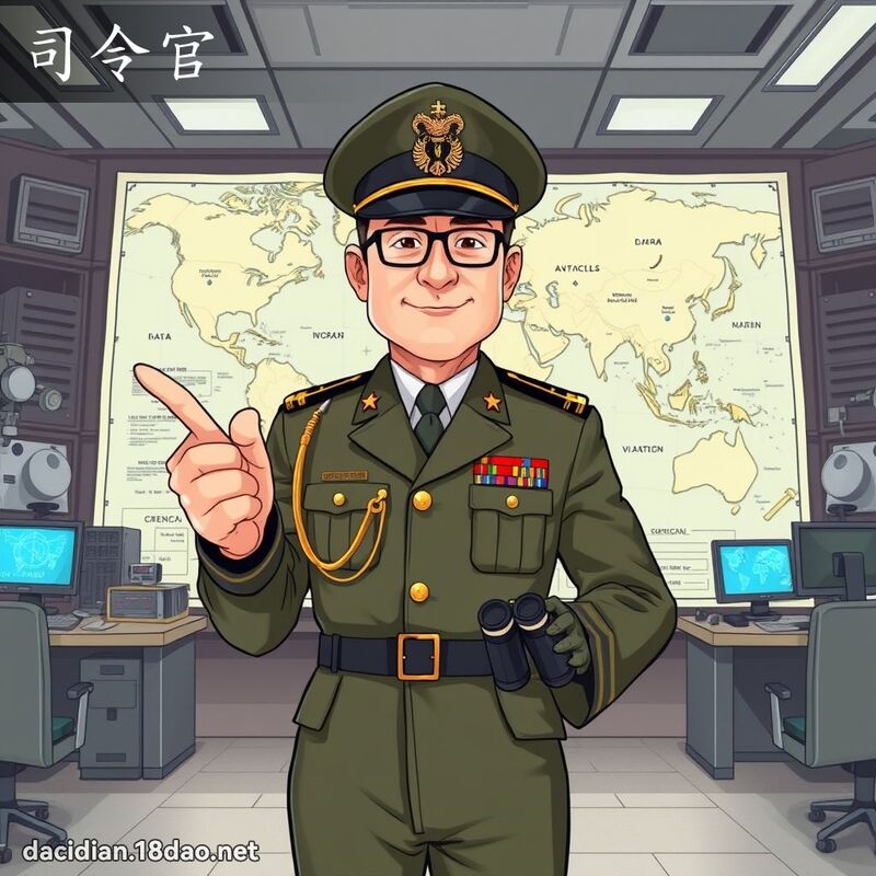 司令官 - 国语大辞典配图