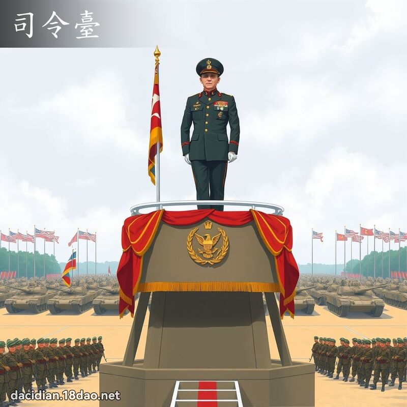 司令臺 - 國語大辭典配圖
