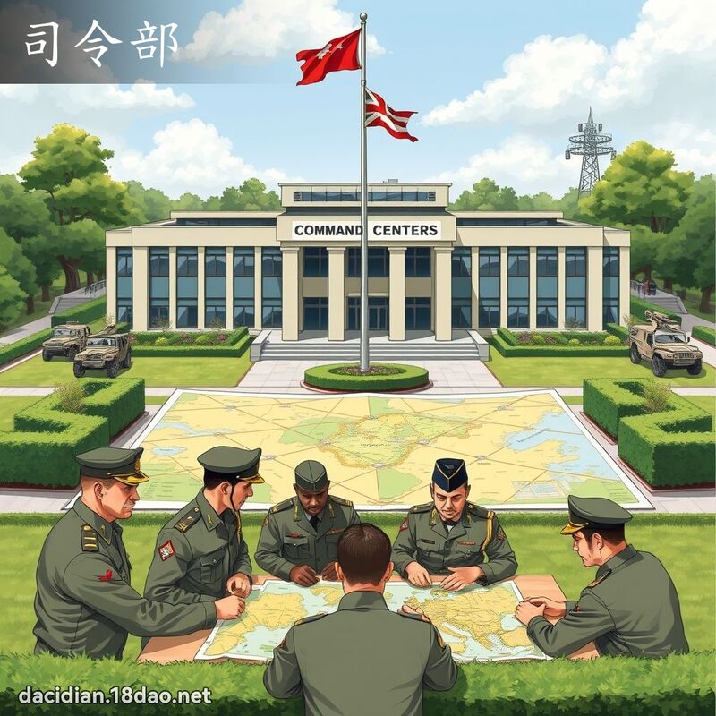 司令部 - 国语大辞典配图