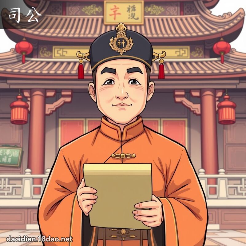 司公 - 国语大辞典配图