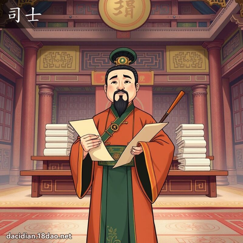 司士 - 国语大辞典配图