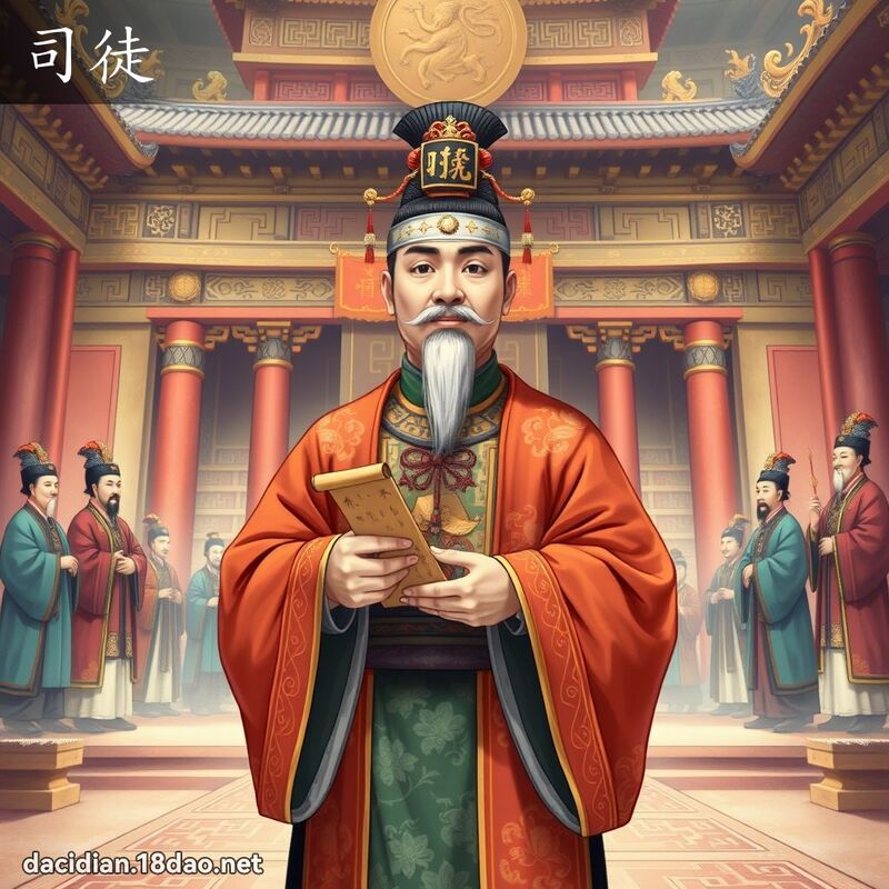 司徒 - 國語大辭典配圖