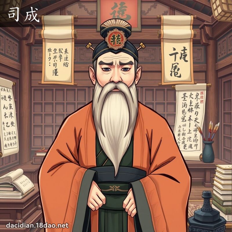 司成 - 国语大辞典配图