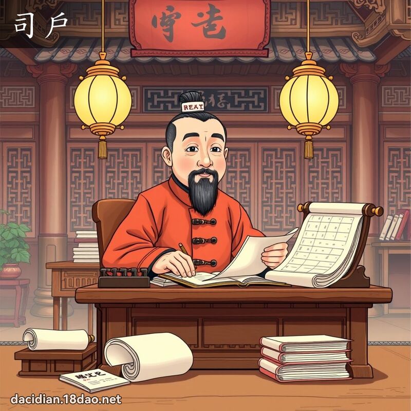 司戶 - 國語大辭典配圖