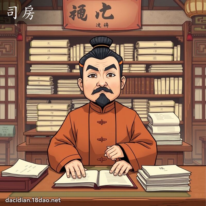 司房 - 國語大辭典配圖