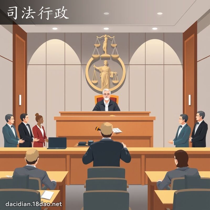 司法行政 - 国语大辞典配图