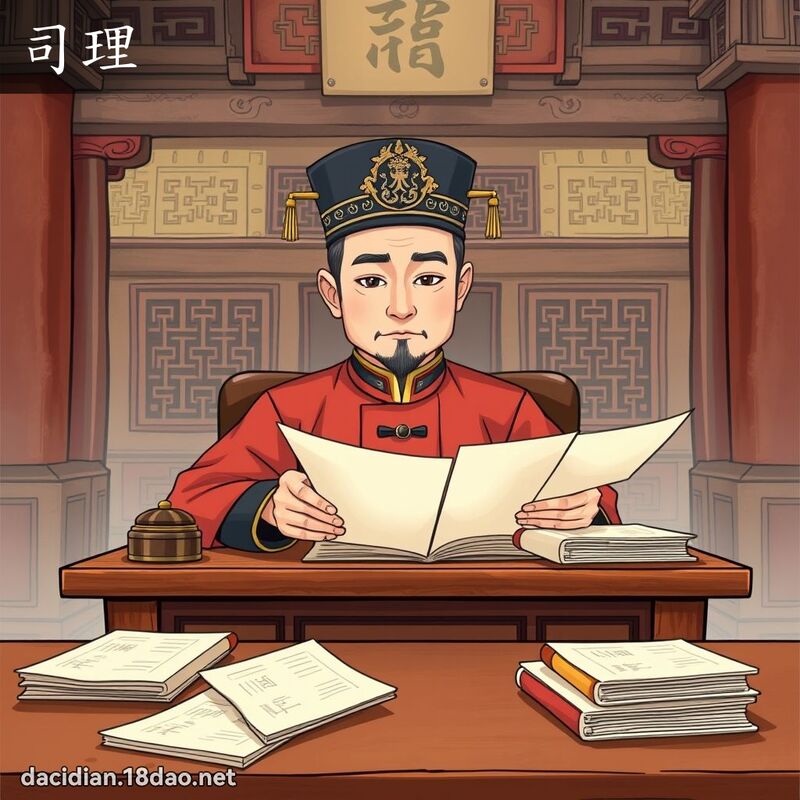 司理 - 国语大辞典配图