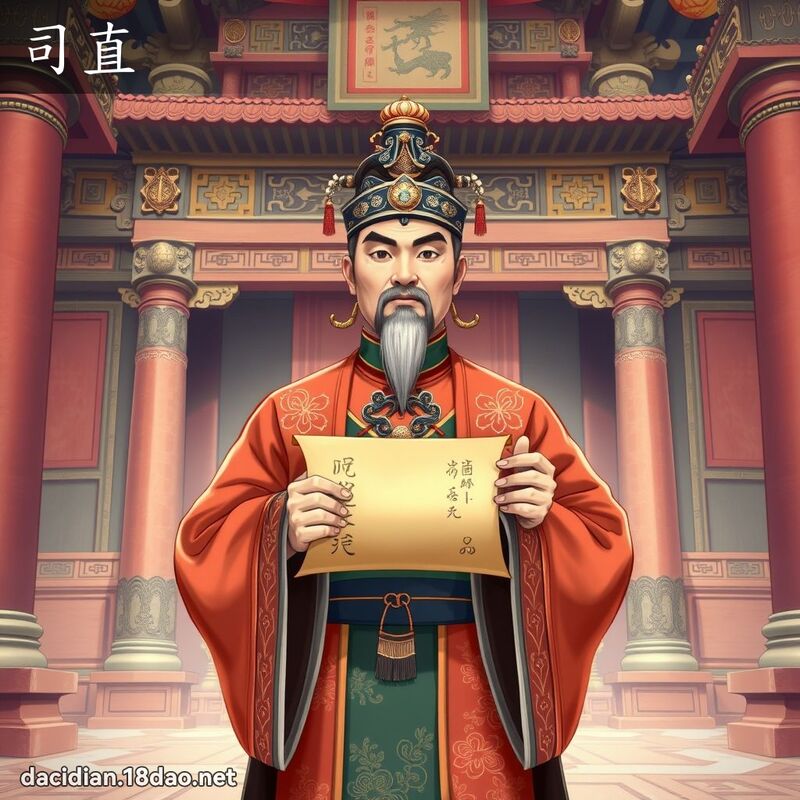 司直 - 国语大辞典配图