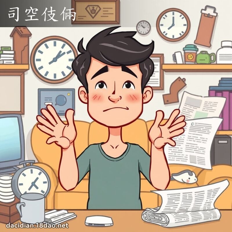 司空伎俩 - 国语大辞典配图