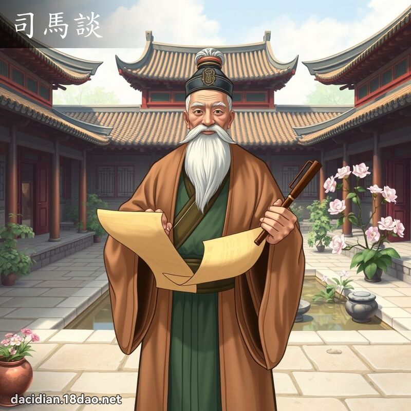 司馬談 - 國語大辭典配圖