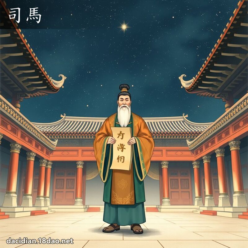 司马 - 国语大辞典配图
