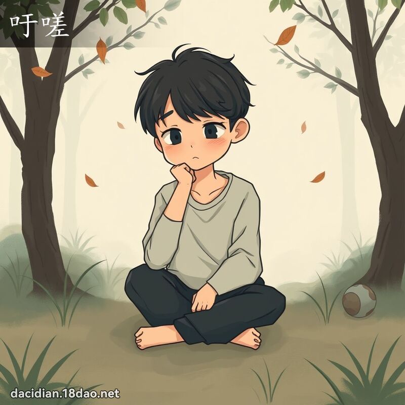 吁嗟 - 國語大辭典配圖