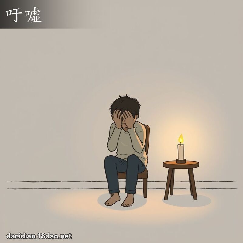 吁噓 - 國語大辭典配圖