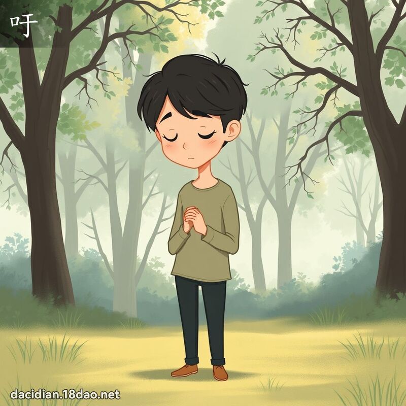 吁 - 國語大辭典配圖