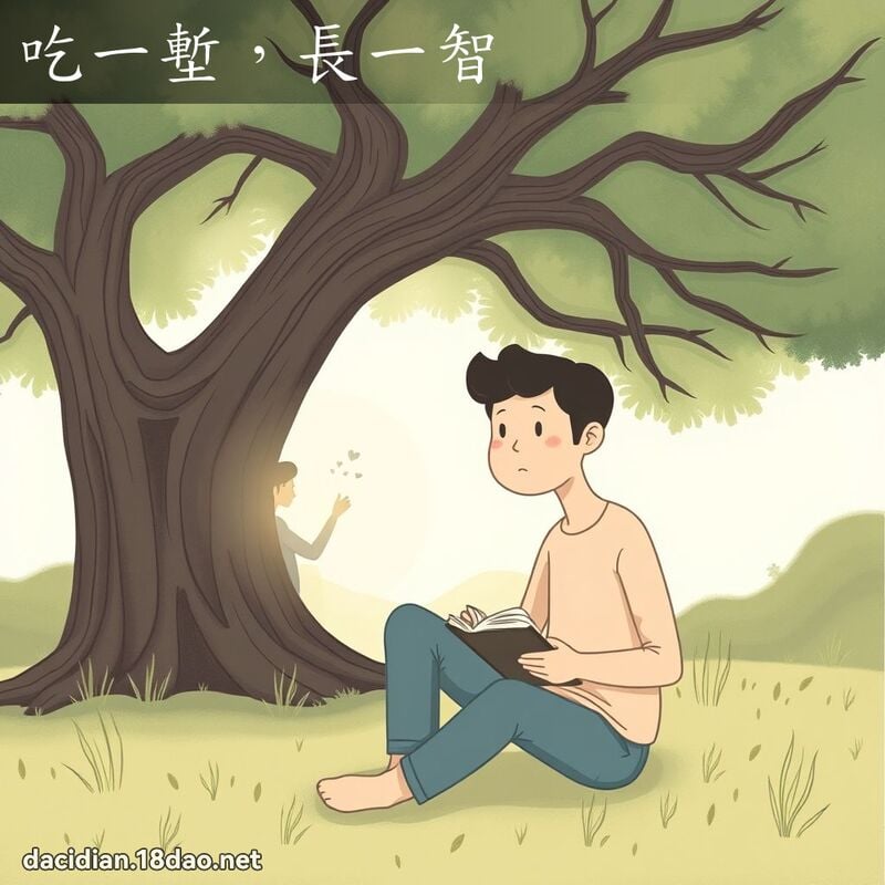 吃一塹，長一智 - 國語大辭典配圖