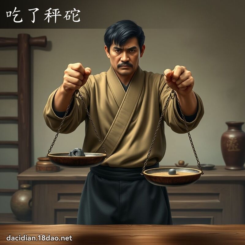 吃了秤砣 - 国语大辞典配图