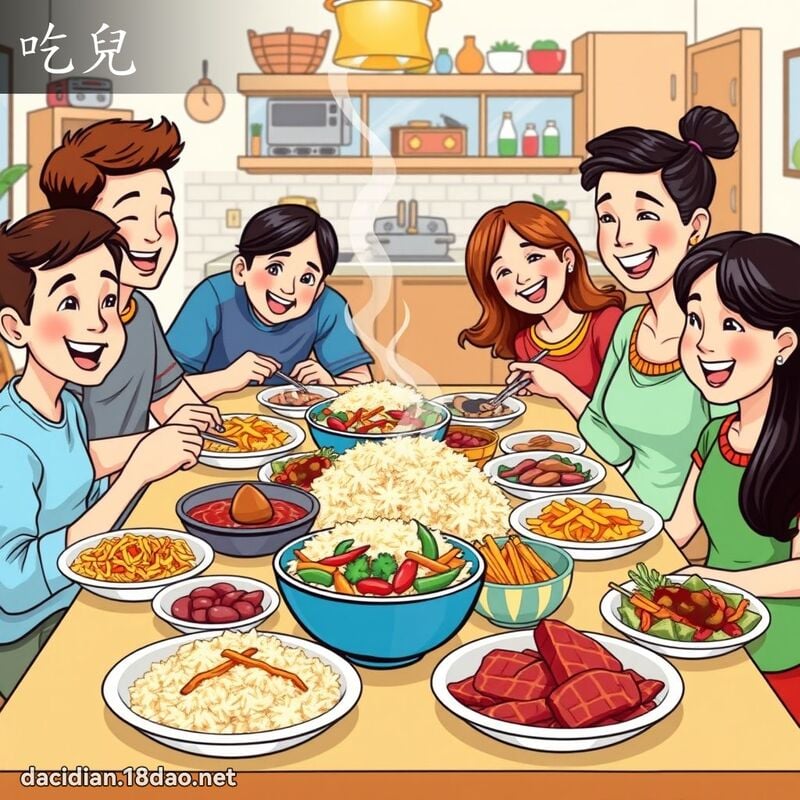 吃儿 - 国语大辞典配图