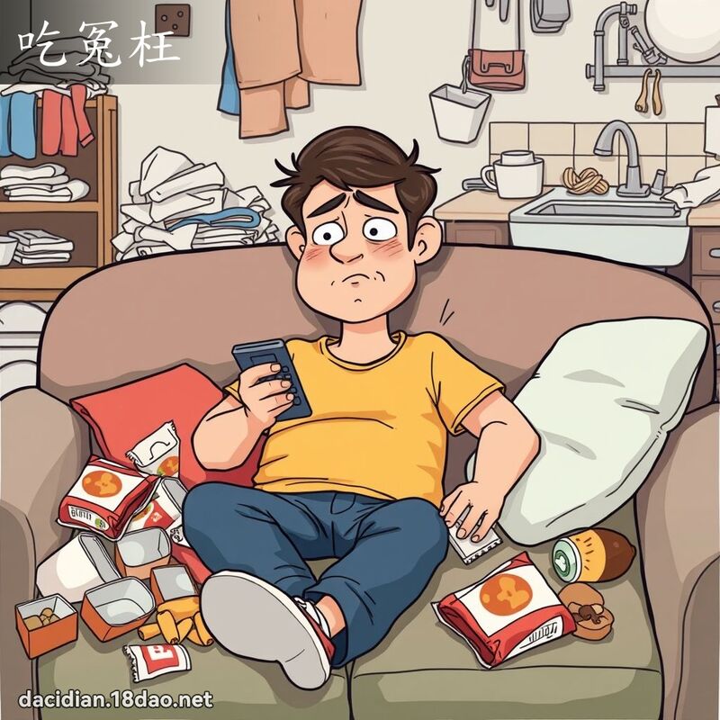 吃冤枉 - 国语大辞典配图
