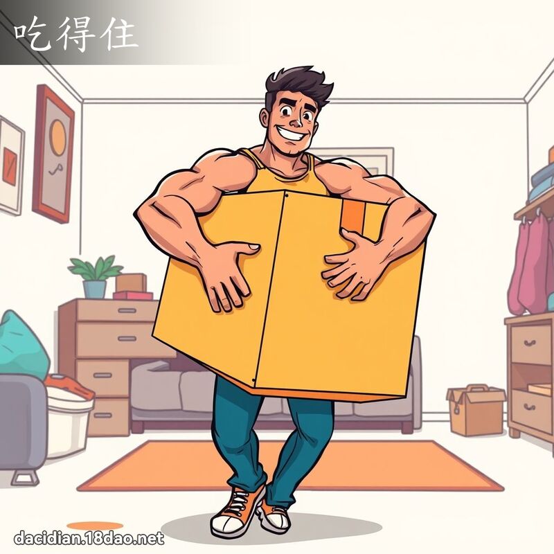 吃得住 - 国语大辞典配图