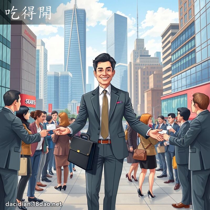 吃得開 - 國語大辭典配圖