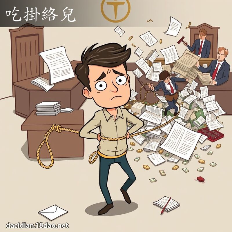 吃掛络儿 - 国语大辞典配图
