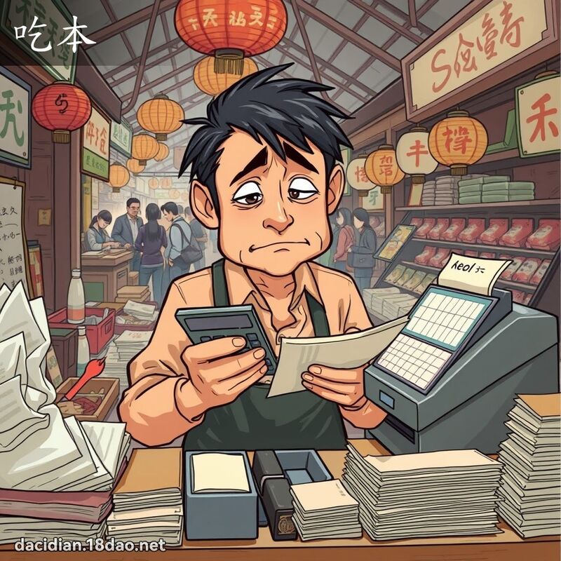 吃本 - 国语大辞典配图