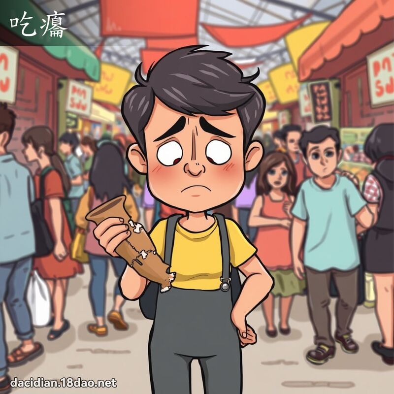 吃瘪 - 国语大辞典配图
