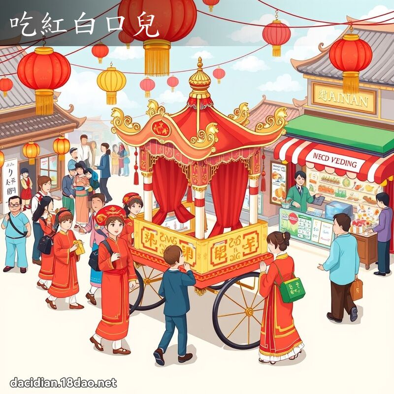 吃红白口儿 - 国语大辞典配图