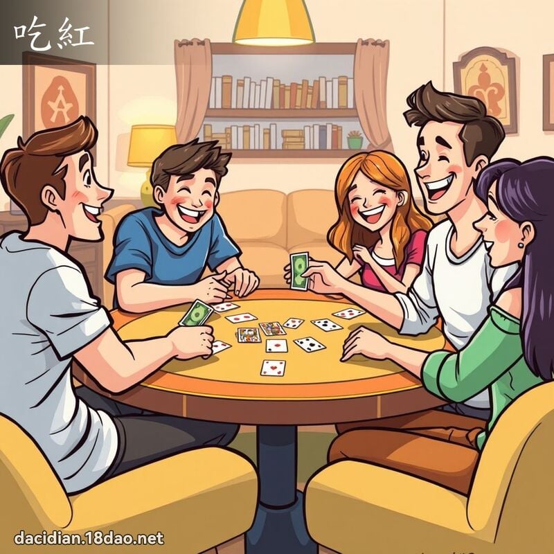 吃红 - 国语大辞典配图