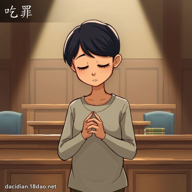 吃罪 - 國語大辭典配圖